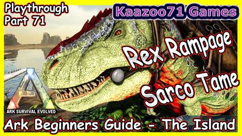 How To Tame A Sarco Ark Beginners Guide The Island Episode 71 YouTube