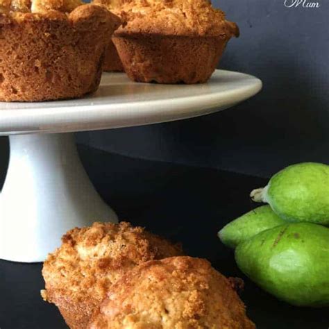 Feijoa Crunch Muffins Just A Mums Kitchen