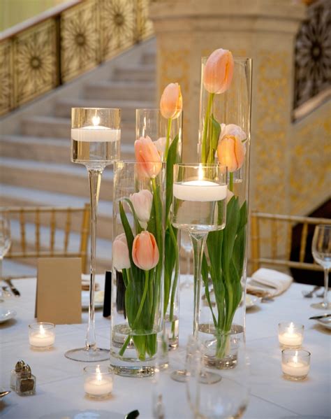 Fr Hlingsdeko Im Glas Sch Ne Tischdeko Ideen Mit Blumen