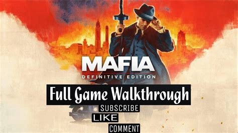 Mafia Definitive Edition Chapter Walk Through Youtube