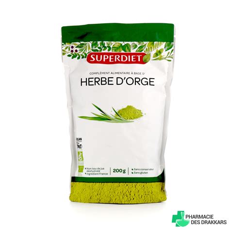 Poudre Dherbe Dorge Super Diet Sachet De 200g