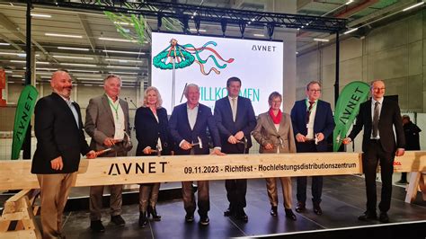 Avnet Feiert Richtfest F R Sein Hochleistungsdistributionszentrum In