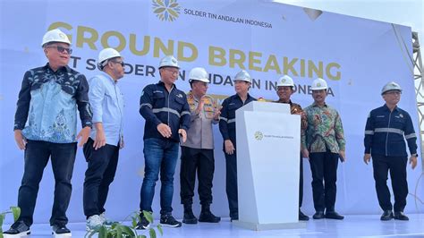 Pt Stania Resmi Buka Pabrik Di Batam Produksi Solder Timah Berkualitas