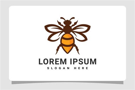 Honey Bee Logo Template Design Inspiration 22535438 Vector Art at Vecteezy