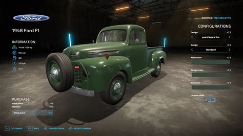 1948 FORD F1 PICKUP Forbidden Mods Einfach Verboten Gut