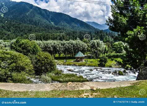 Beautiful View Of Lidder Valley Pahalgam Stock Photo Image Of View