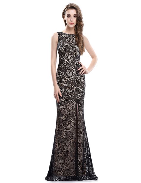 Ever Pretty Us Women Long Black Prom Dress Ball Party Formal Evening Gown 08859