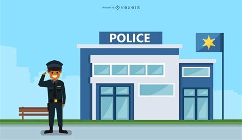 Police Station Animated