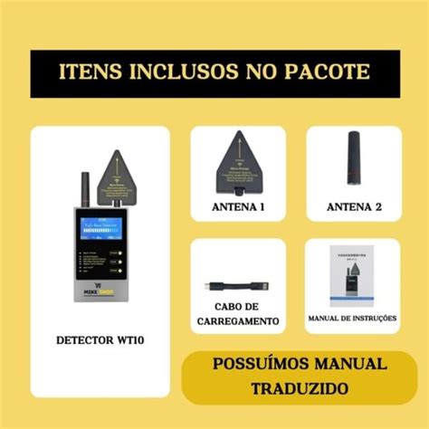 Detector Localizador Rastreadores C Mera Gps Vassourinha Mike Shop