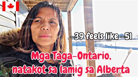 Parang Freezer Ang Alberta Sobrang Lamig Buhay Sa Canada Youtube