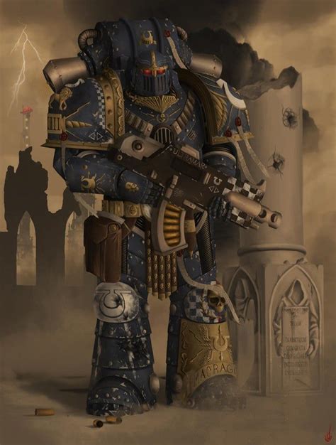 Heresy Era Ultramarine Unknown Artist Imaginarywarhammer