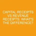 Capital Receipts Vs Revenue Receipts What S The Difference Differencess