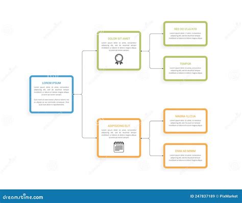 Flowchart Organization. Infographic Diagram For Organizational ...