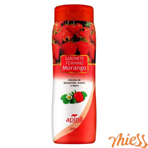 Sabonete Ntimo Aroma De Morango Ml Apinil Cosm Ticos Shopee Brasil