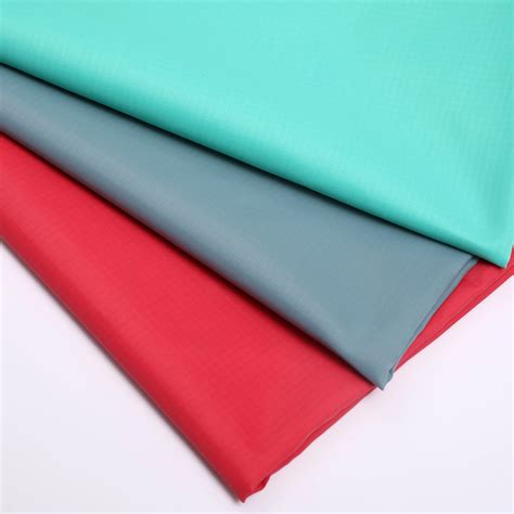 D Nylon Ripstop Fabric Waterproof Windproof Pu Coated Fabric For