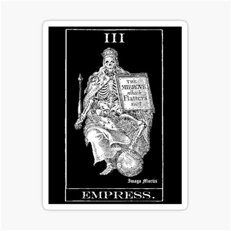 Empress Tarot III Sticker Sticker For Sale By Imago Mortis Redbubble