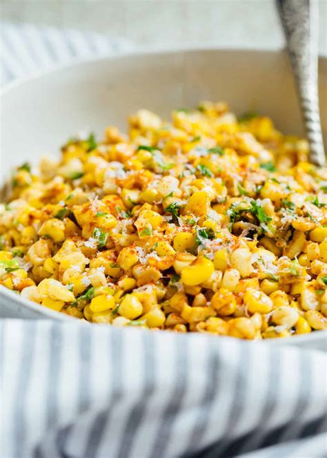 Mexican Street Corn Off The Cob Elote Recipe