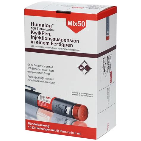 Humalog Mix E Ml Kwikpen Injektionssusp St Mit Dem E Rezept