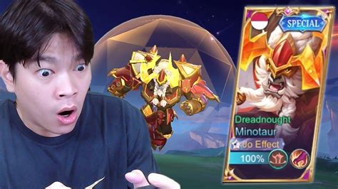 Review Skin Special Minotaur Udah Kaya Iron Man Mobile Legends