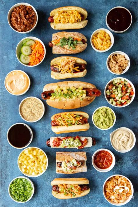 Ultimate Diy Hot Dog Bar Shared Appetite