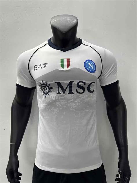 Camisa Napoli EA7 Away 2023 2024 Azul Jogador