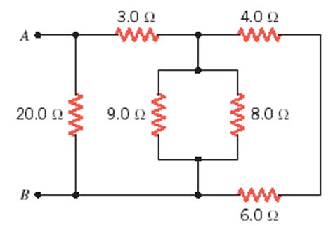 Solved Find The Equivalent Resistance Between Points A And B Chegg