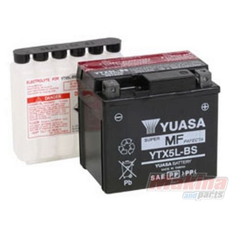 Yuasa Battery Ytx5l Bs Honda Anf 125 Innova