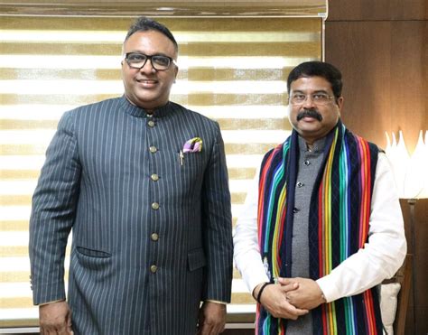 Dharmendra Pradhan On Twitter Delightful Meeting With Dr C Raj Kumar