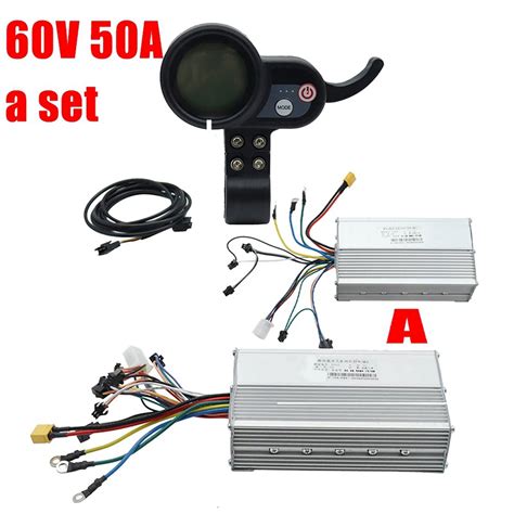 Winyuyby 60V 50A Brushless Controller Dual Motor 36V 60V LCD Display