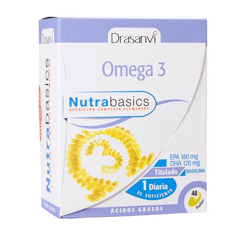 Omega 3 1000 Mg 48 Softgels Nutrabasics Drasanvi Drasanvi English