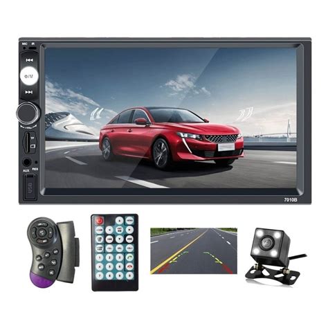 Estereo Auto Doble Din Pantalla Tactil Mirrorlink Camara Retroceso