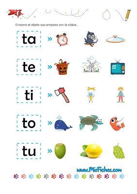 A Poster With Words And Pictures On It That Say Ta Te To Tu