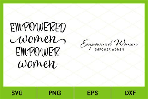 Empowered Women Empower Women Svg Graphic By Anuchasvg · Creative Fabrica