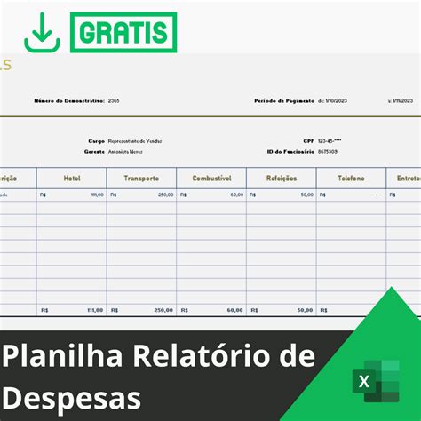 Planilha Relatório de Despesas - Smart Planilhas