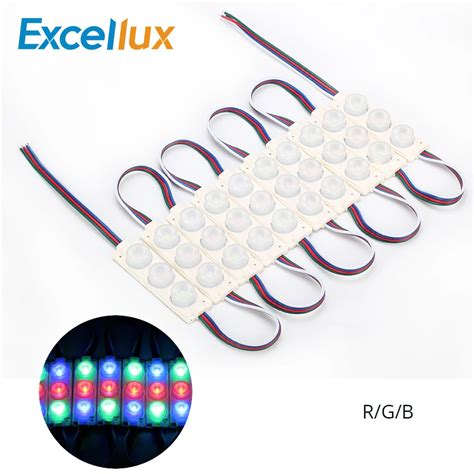 RGB LED Module Light 3LEDS Pcs 10pcs Lot Waterproof Great For DIY