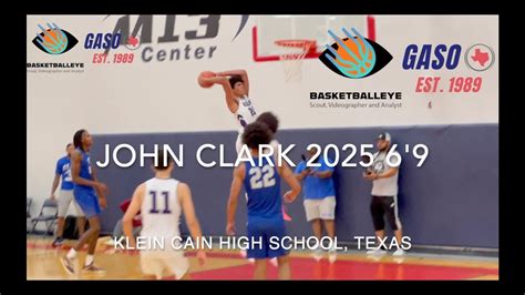 John Clark Klein Cain High School Texas Gaso Fall Tour