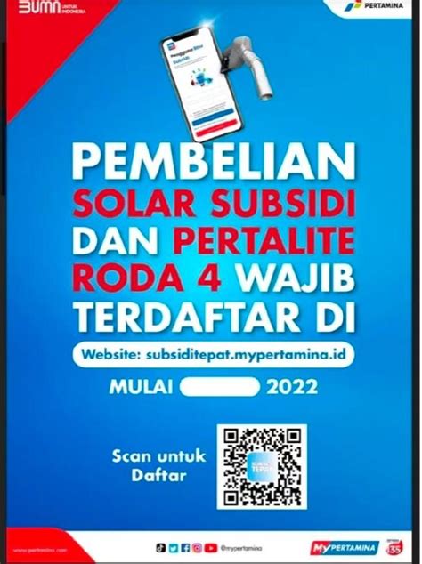 Cara Mudah Daftar Online Subsidi Tepat Mypertamina Agar Bisa Beli Bbm