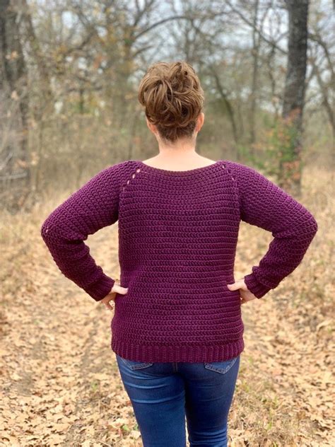 Easy Peasy Raglan Sweater Free Crochet Sweater Artofit