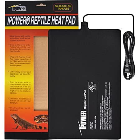 Amazon Ipower By Inch Reptile Heating Pad Under Tank