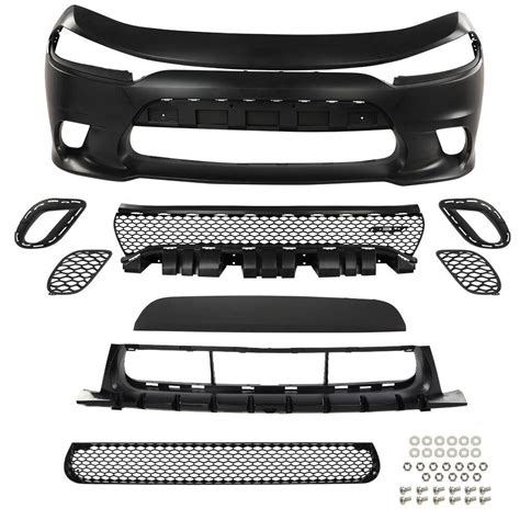 FFP 2015 2023 Dodge Charger SRT Hellcat Style Front Bumper 56 OFF