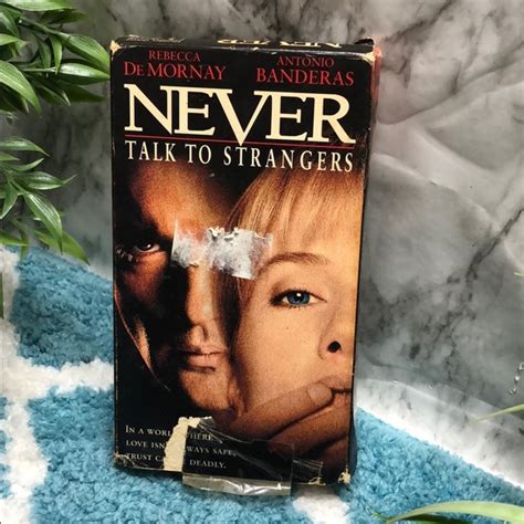 Other Never Talk To Strangers Rebecca De Mornay Vhs Poshmark