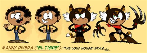 Loud House Style Manny Rivera El Tigre By Master On Deviantart