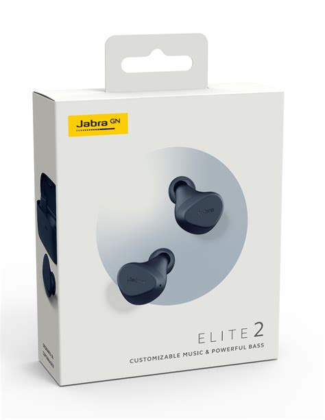 Jabra Elite 2 True Wireless Earbuds Rich Bass Powerful Sound With