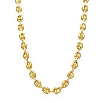 18K Gold Plated Stainless Steel Necklace Intensity SKU 87719 0