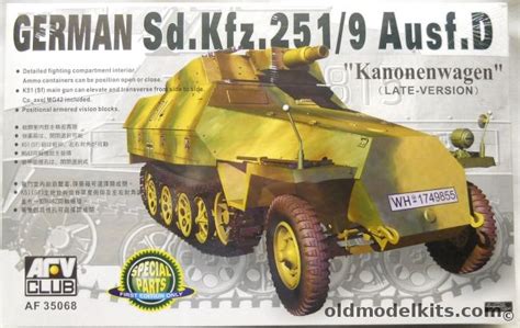 AFV Club 1 35 German Sd Kfz 251 9 Ausf D Kanonenwagen Late Versions