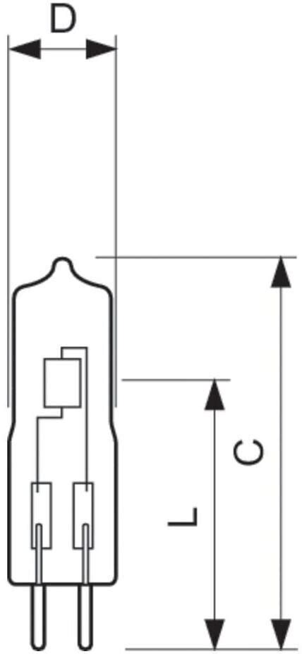 Philips Halogen Stiftsockellampe Gy V Caps H Ab