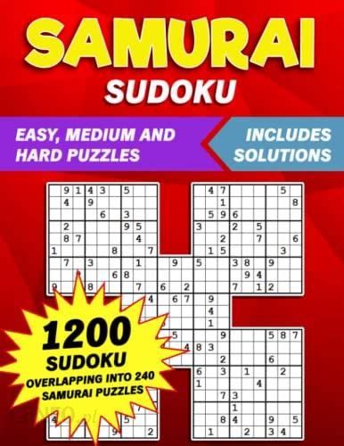 Samurai Sudoku Challenging Puzzles For Adults Large Print