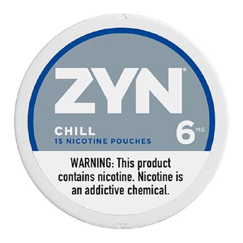 Zyn Nicotine Pouches Rolls Of 5 Chill 6mg Central Smoke Distribution