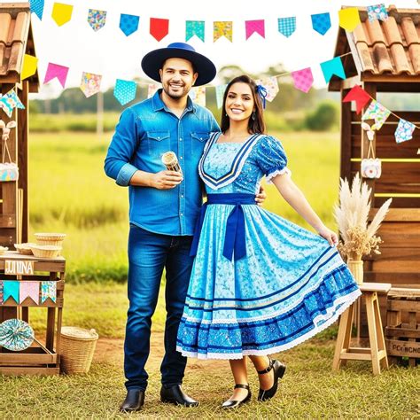 Look Junino Simples - Look de casal para festa junina: 25+ ideias criativas para 2025 | SNC