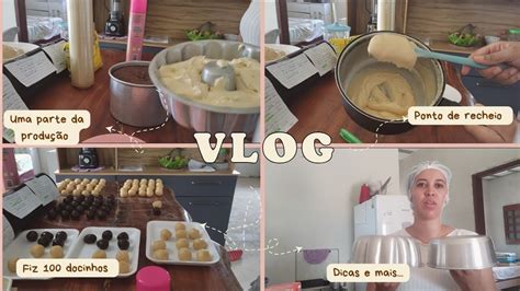 Vlog Dia De Produ O Para Encomendas Fiz Massas Brigadeiros